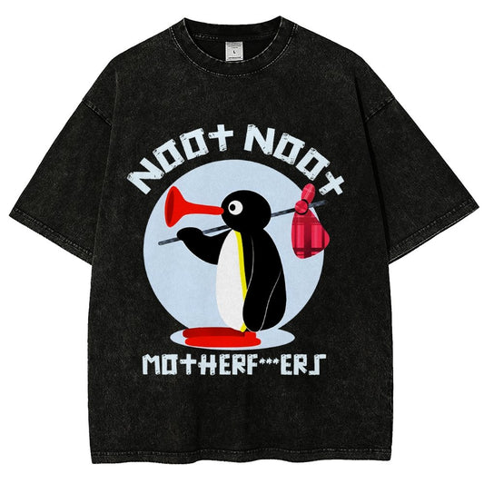 NOOT NOOT MOTHERF***ERS Vintage Distressed T-shirt