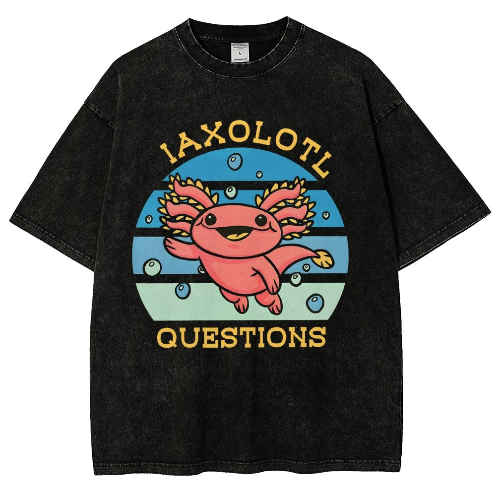 I axolotl questions Vintage Distressed T-shirt