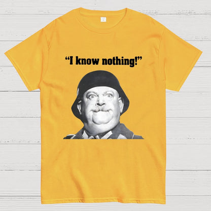 I Know Nothing Art Print Geek T-Shirt