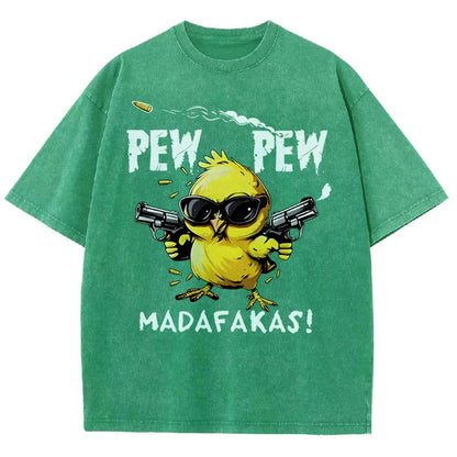 Pew Pew Madafakas! Vintage Distressed T-shirt