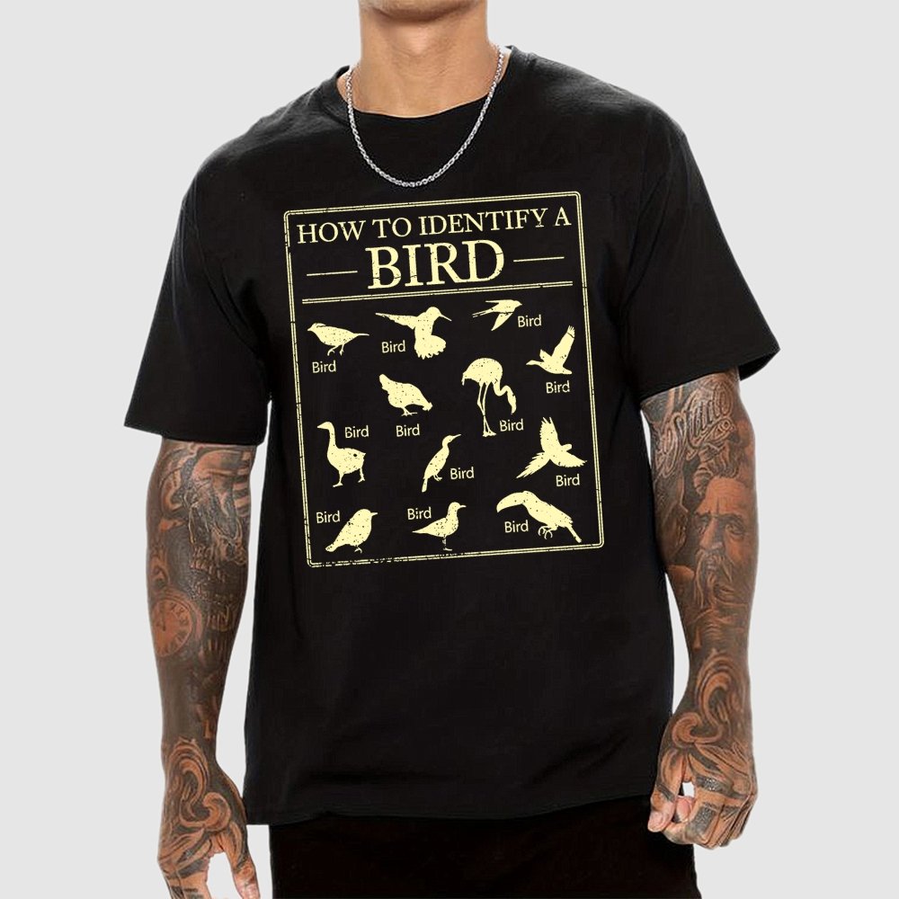 How To Identify A Bird Geek T-Shirt