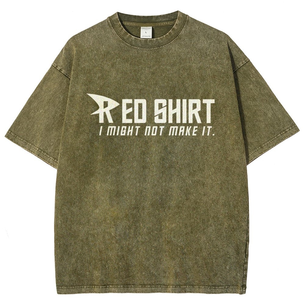 Red Shirt Vintage Distressed T-shirt