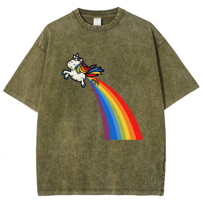 I Fart Rainbows Vintage Distressed T-shirt