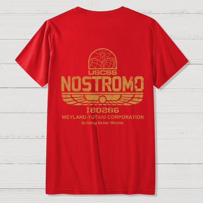 Mystery Ship Front And Back Printing Geek T-Shirt