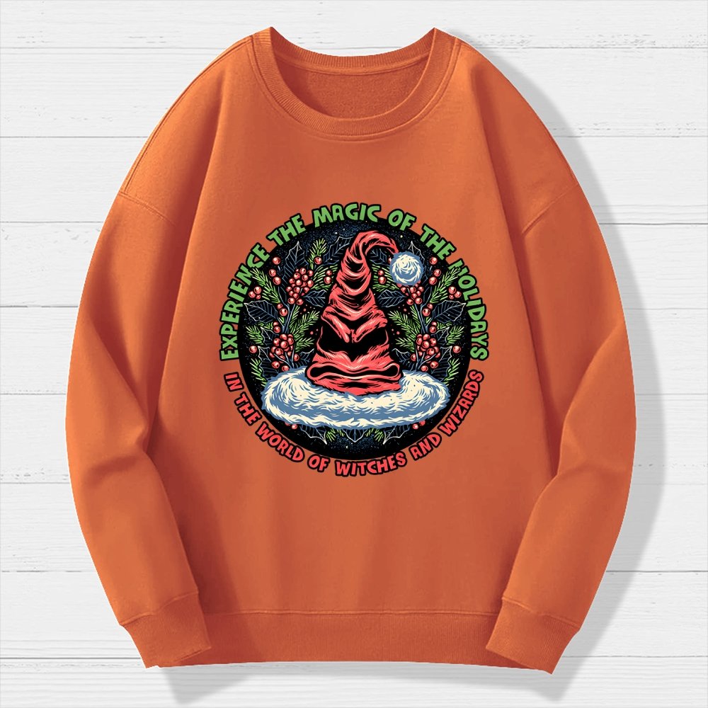 Magic of the Holidays Geek Cotton Sweatshirt