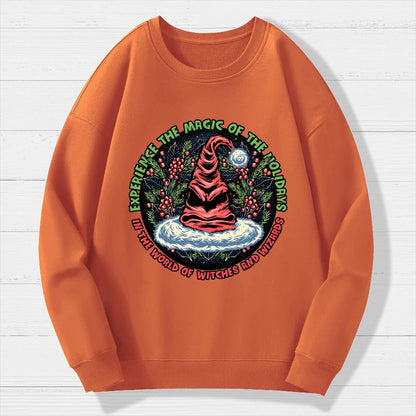 Magic of the Holidays Geek Cotton Sweatshirt
