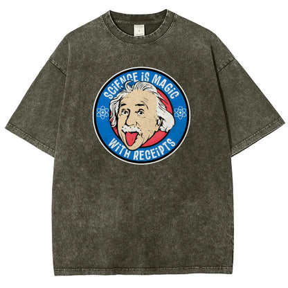 Science Is Magic Vintage Distressed T-shirt
