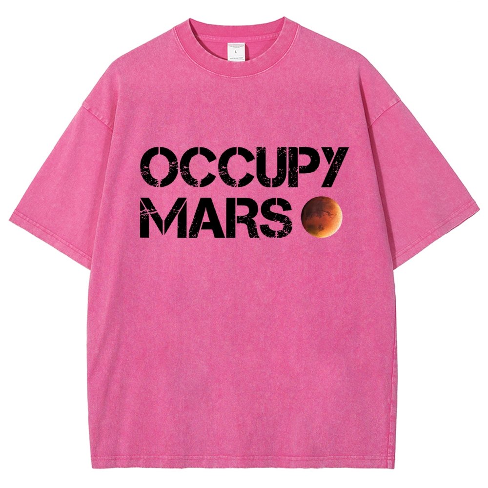 Occupy Mars Vintage Distressed T-shirt