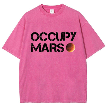 Occupy Mars Vintage Distressed T-shirt
