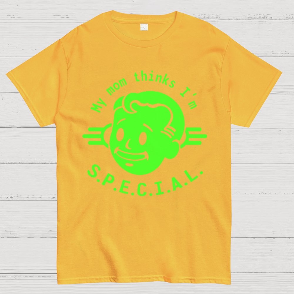 My Mom Thinks I'm S.P.E.C.I.A.L. Geek T-Shirt