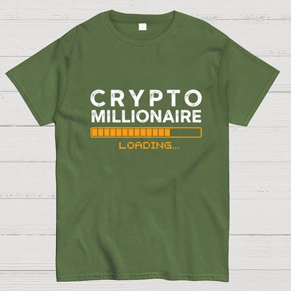 Crypto Millionaire Loading Geek T-Shirt