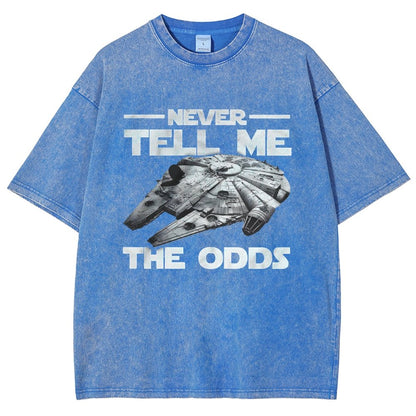 Never tell me the odds Vintage Distressed T-shirt