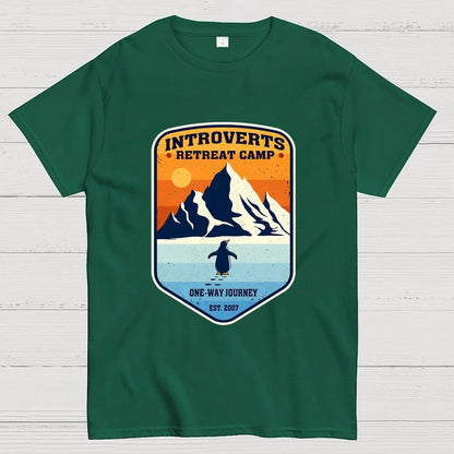 Introverts Retreat Camp Geek T-Shirt