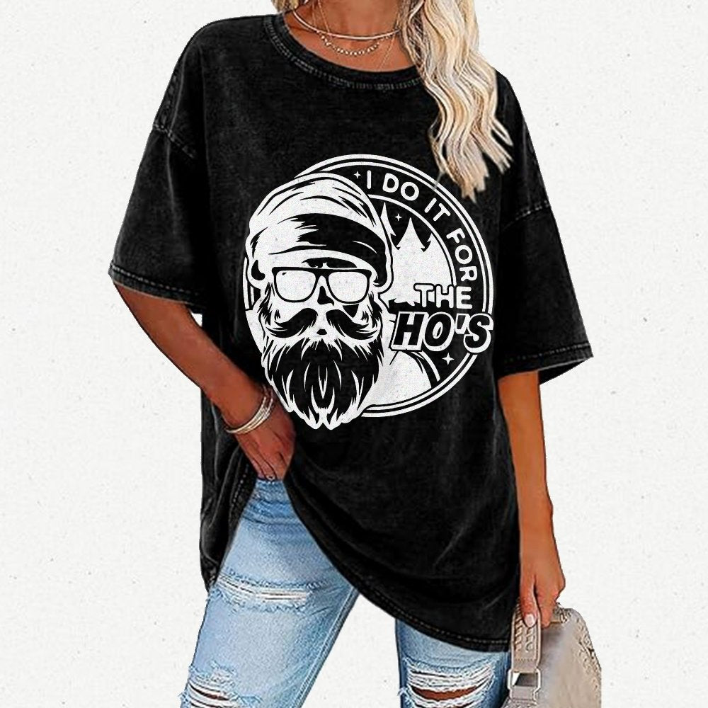 I Do It For The Ho's Vintage Distressed T-shirt