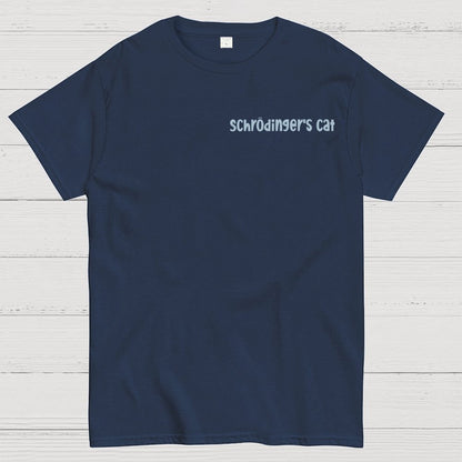 Schrodinger's Cat Escape Plan Front And Back Printing Geek T-Shirt