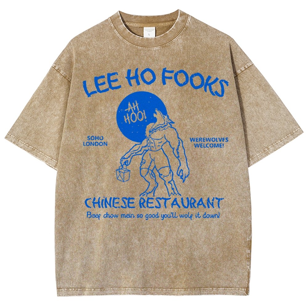 Lee Ho Fooks Chinese Restaurant Vintage Distressed T-shirt