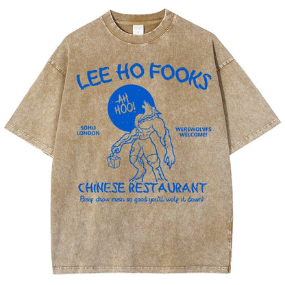Lee Ho Fooks Chinese Restaurant Vintage Distressed T-shirt