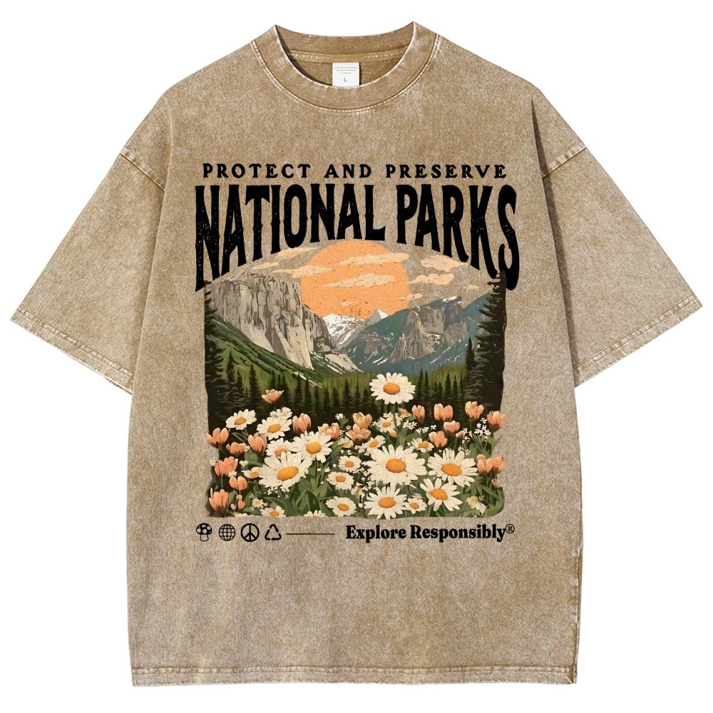 National Parks Vintage Distressed T-shirt
