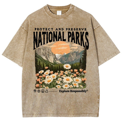 National Parks Vintage Distressed T-shirt