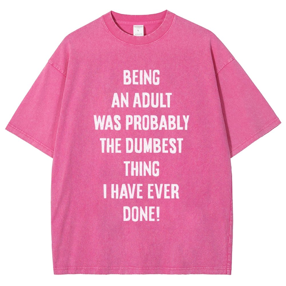 The Dumbest Thing Vintage Distressed T-shirt