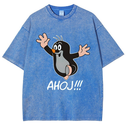 Mole AHOJ Vintage Distressed T-shirt