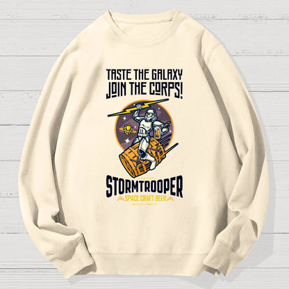 Taste The Galaxy Geek Cotton Sweatshirt