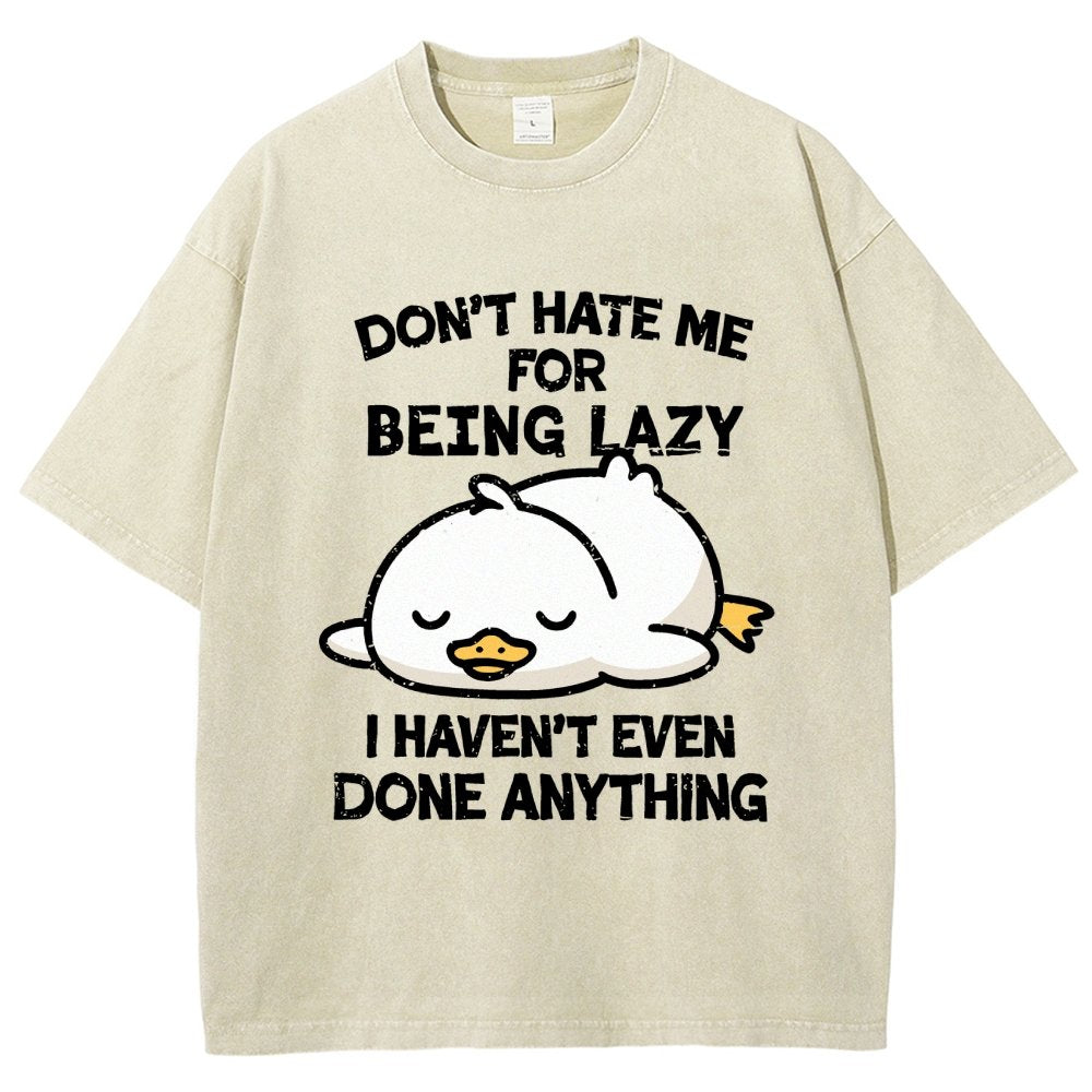 Duck Done Nothing Vintage Distressed T-shirt