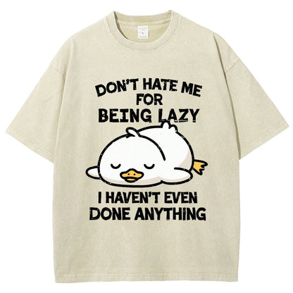 Duck Done Nothing Vintage Distressed T-shirt