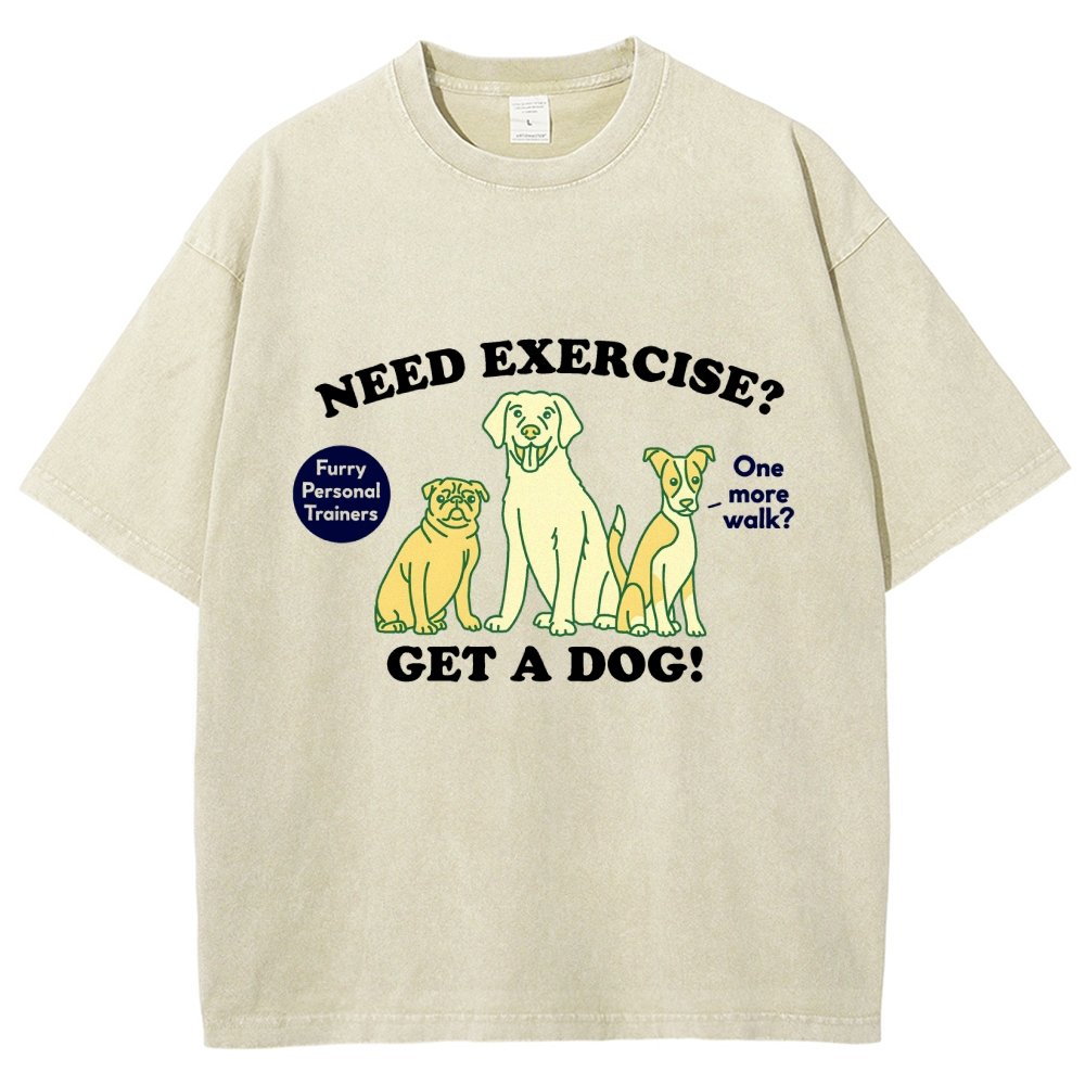 My Dog is My Personal Trainer Vintage Distressed T-shirt