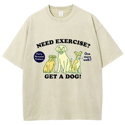 My Dog is My Personal Trainer Vintage Distressed T-shirt