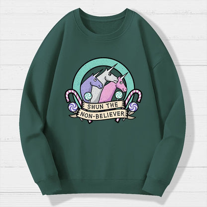Shun the Non-Believer Geek Cotton Sweatshirt