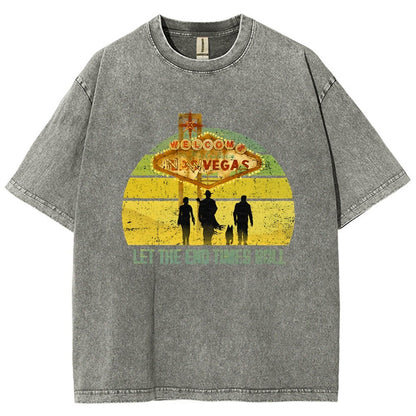Let The End Times Roll Vintage Distressed T-shirt