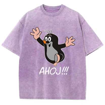 Mole AHOJ Vintage Distressed T-shirt