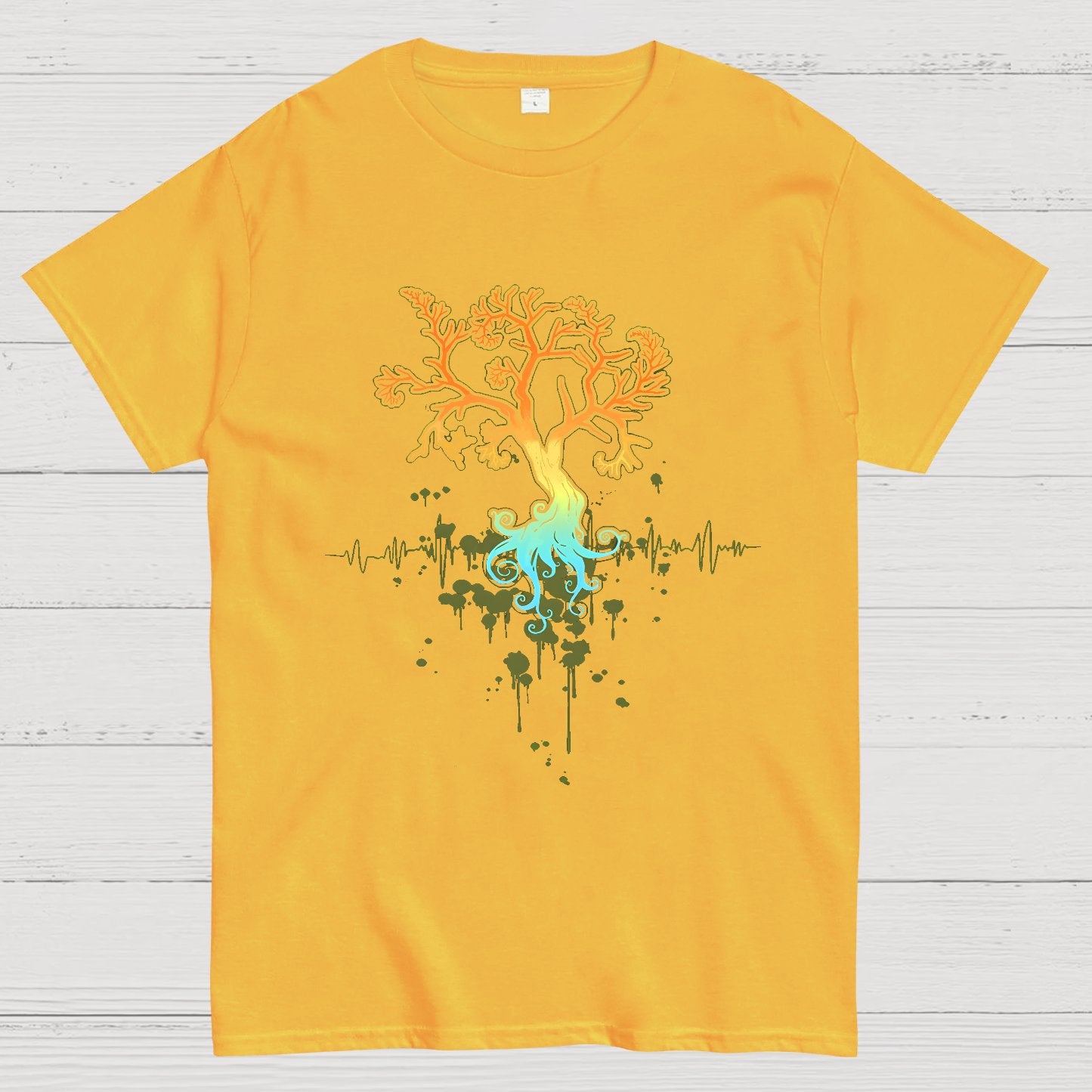 Fractal Tree Nerdy T-Shirt