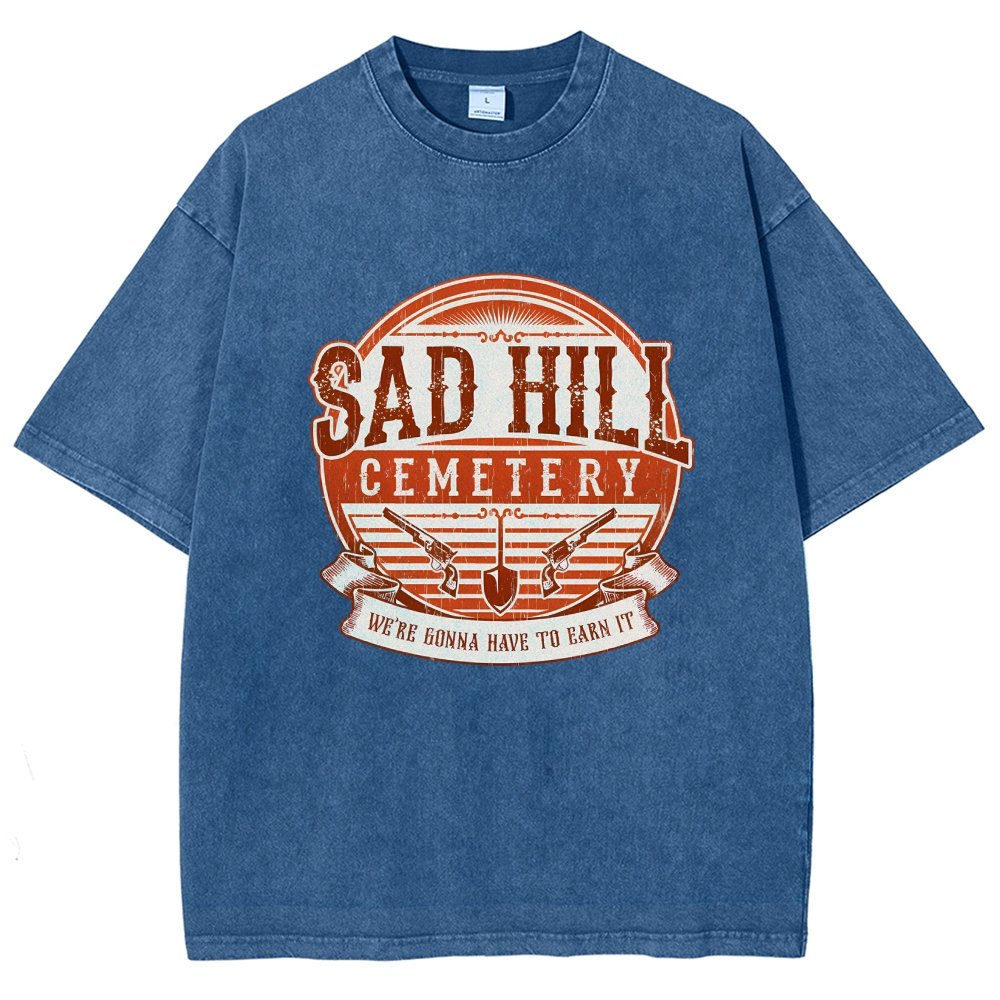 Lonely Hill Cemetery Vintage Distressed T-shirt