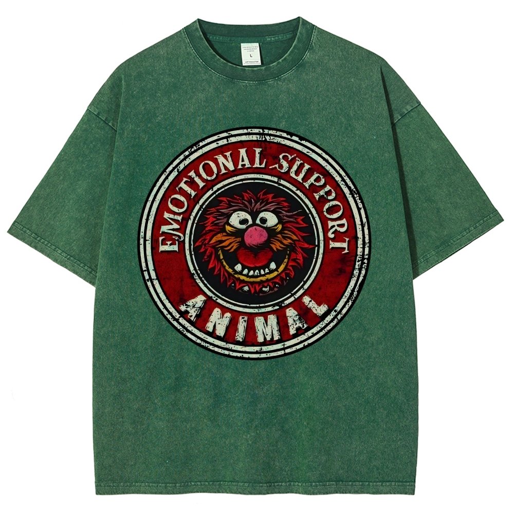 Emotional Support Animals Vintage Distressed T-shirt