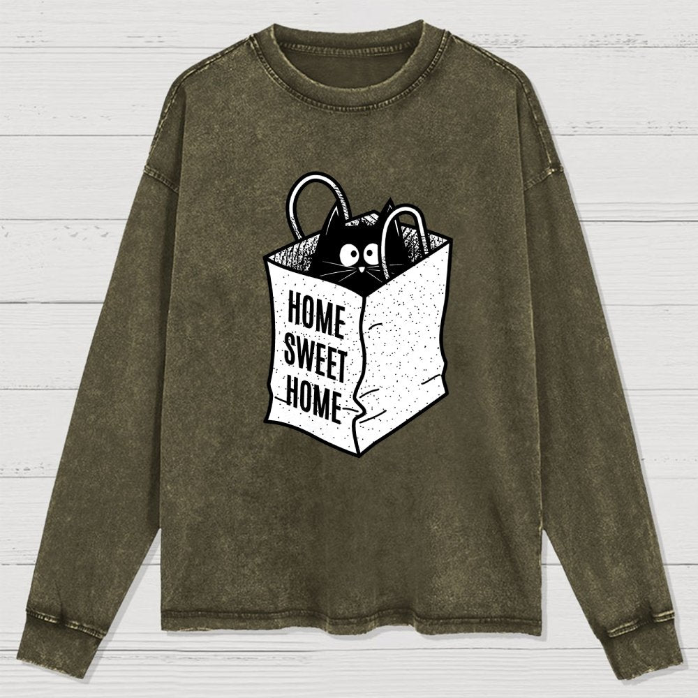 Home Sweet Home Washed Long Sleeve Tee