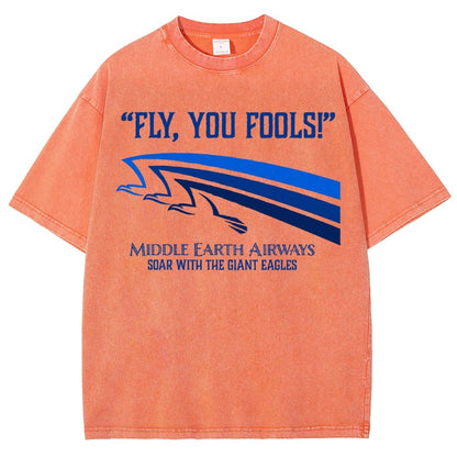 Fly, You Guys! Vintage Distressed T-shirt
