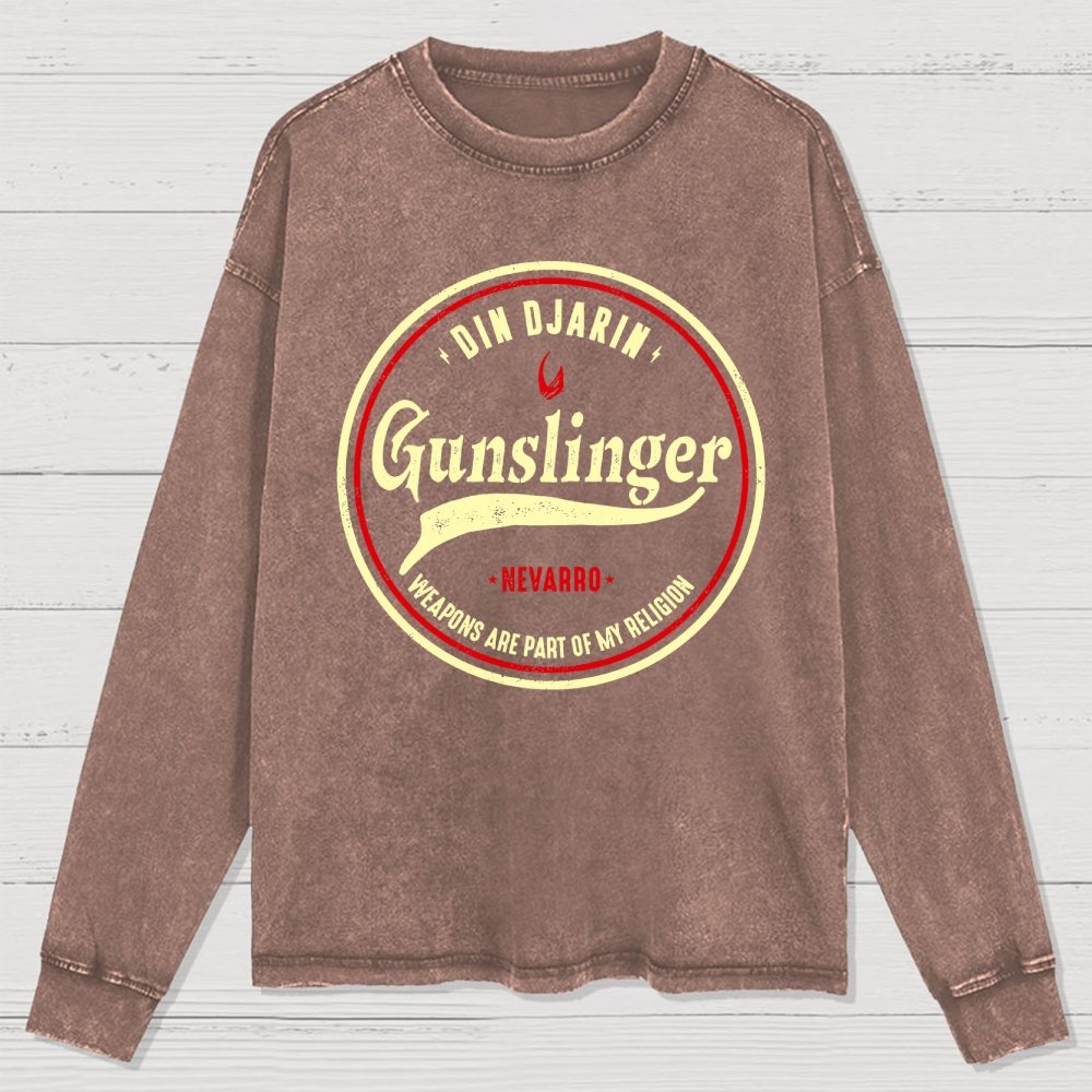 The Gunslinger Washed Long Sleeve Tee