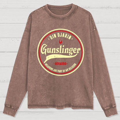 The Gunslinger Washed Long Sleeve Tee