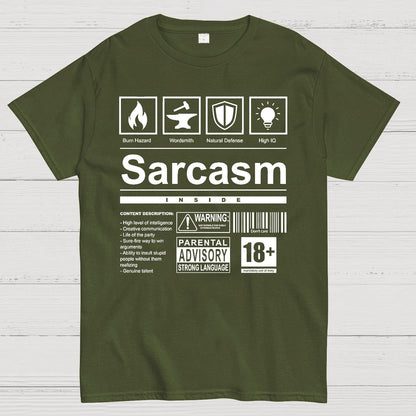 Sarcasm Label Geek T-Shirt