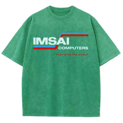 IMSAI Computers Vintage Distressed T-shirt