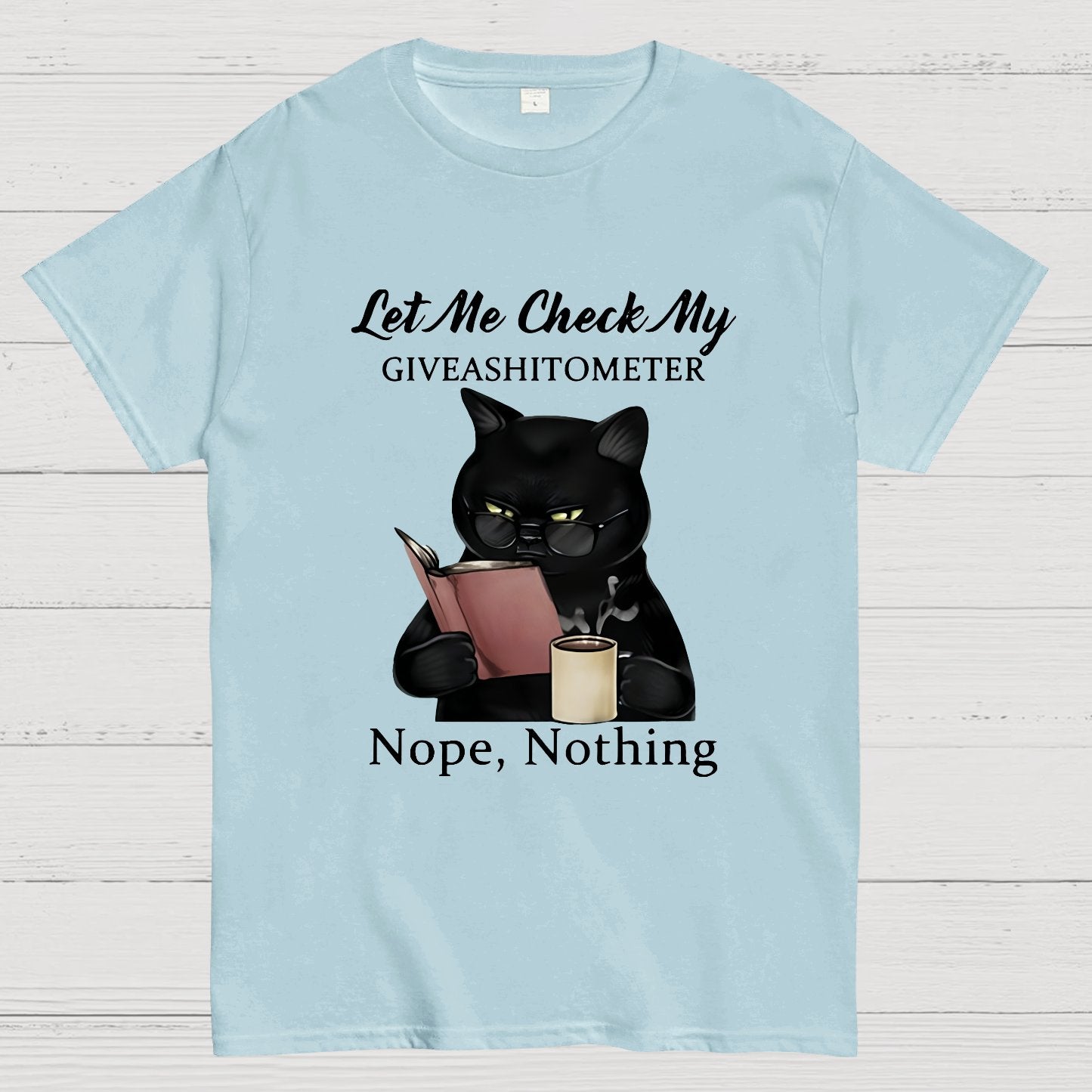 Cat Drinking Coffee Touch My Coffee I Will Slap You So Hard Nerdy T-Shirt