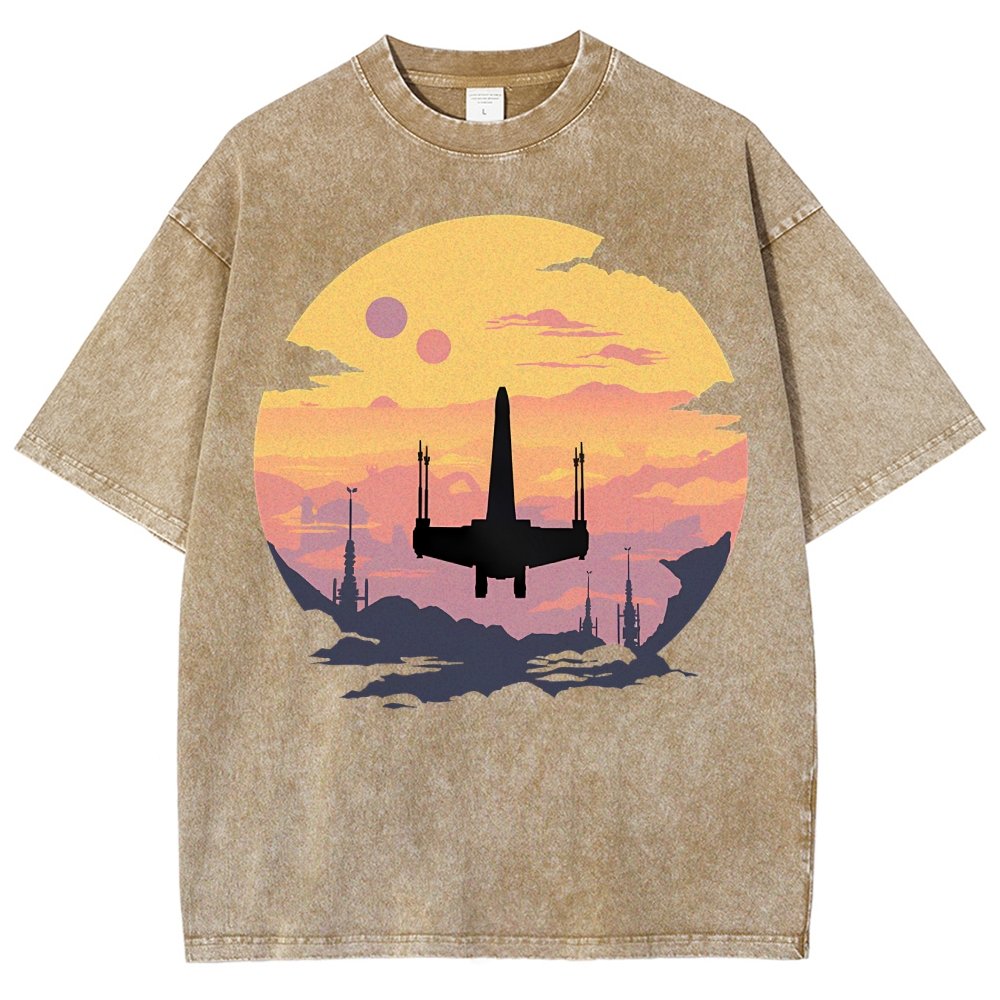 Rogue Fighter Vintage Distressed T-shirt