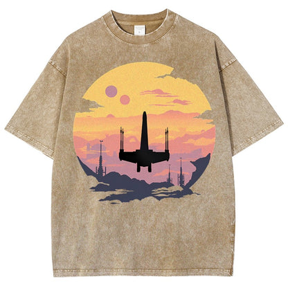 Rogue Fighter Vintage Distressed T-shirt