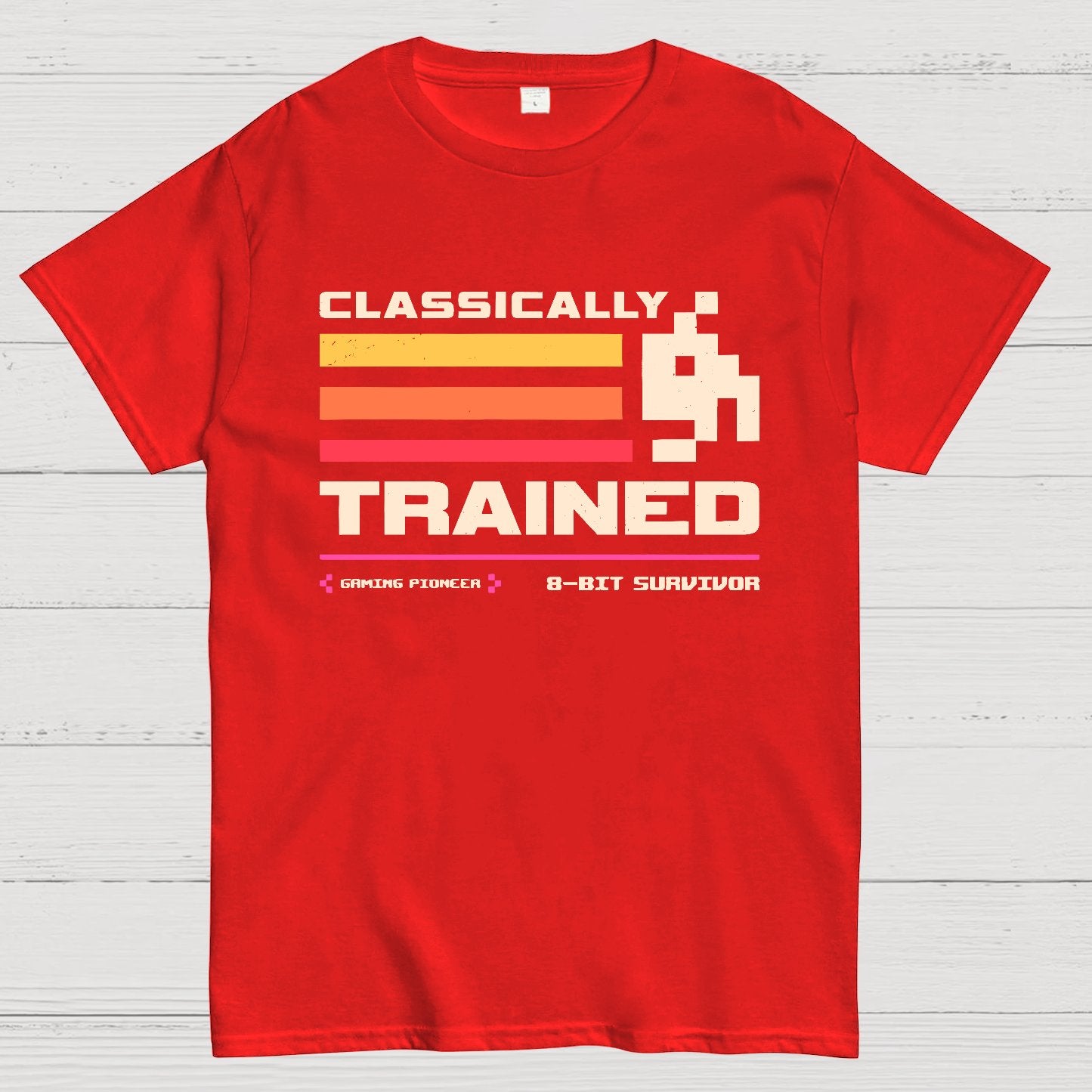 Classically Trained for Retro Gamers Geek T-Shirt