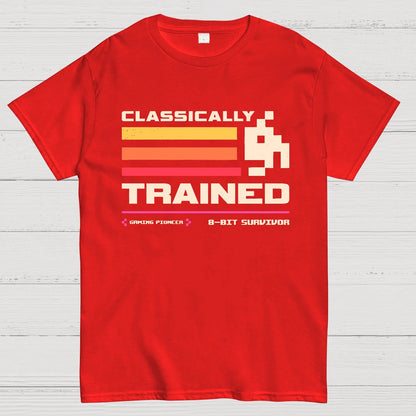 Classically Trained for Retro Gamers Geek T-Shirt