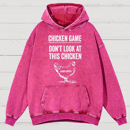 Chicken Game Vintage Distressed Hoodie
