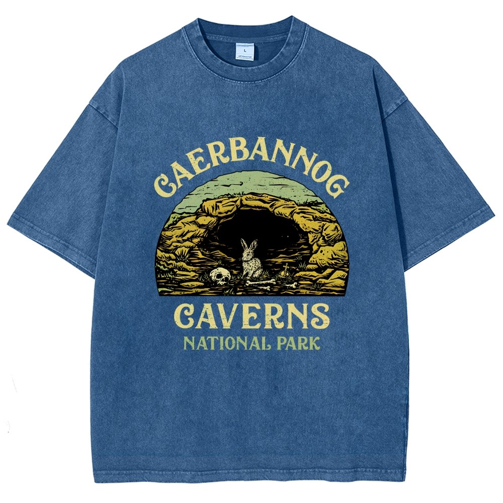 Mystic Caverns National Park Vintage Distressed T-shirt