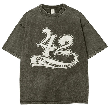 42 Life Vintage Distressed T-shirt